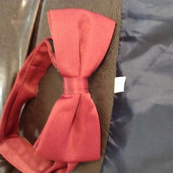 💥NWOT Boys Blue Vest and Red Bowtie - Picture 4 of 9